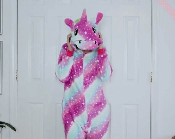 unicorn onesie pajama for teens